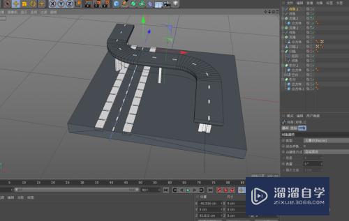 C4D如何建立公路桥梁模型(c4d怎么做桥)