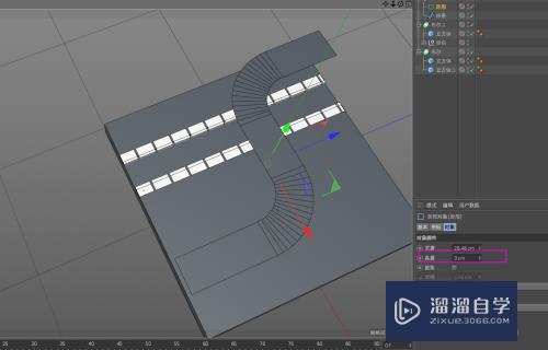 C4D快速建立公路桥梁模型