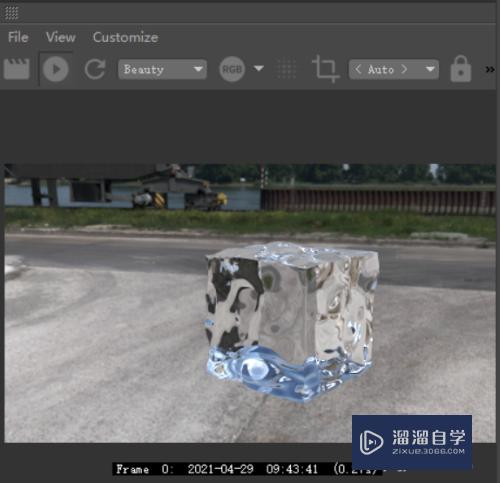 C4D怎么用redshift制作冰块效果(c4d怎么做冰块)