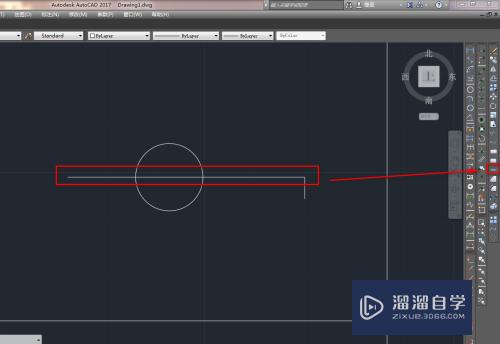 CAD怎么绘制墙壁暗装单极开关(cad单极开关的绘制)