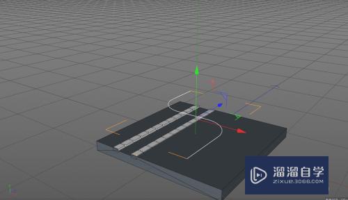 C4D快速建立公路桥梁模型