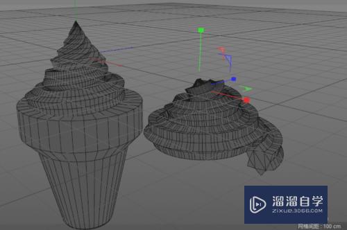 用C4D制作一个冰激凌