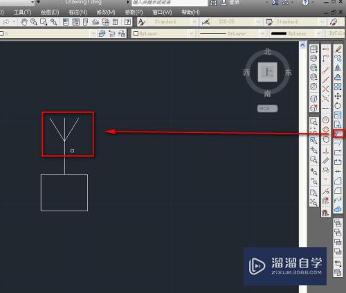 CAD绘制移动通信中的基站图示