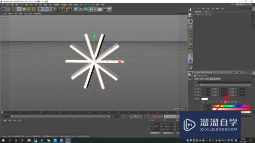 C4D怎样制作放射状模型(c4d放射在哪)