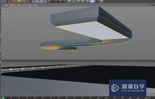 C4D快速建立公路桥梁模型