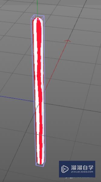 C4D如何制作一个拐杖糖(c4d怎么做拐杖糖模型)