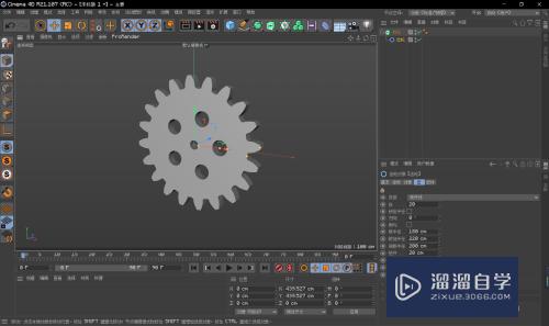 C4D齿轮怎么制作(c4d齿轮怎么做)