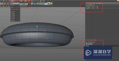 C4D怎样建立甜甜圈模型(c4d甜甜圈怎么做)