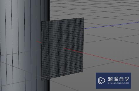 C4D如何把多边形投射到模型上？