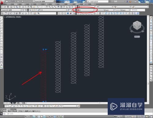 CAD怎么用螺旋工具(cad怎么用螺旋工具画圆)
