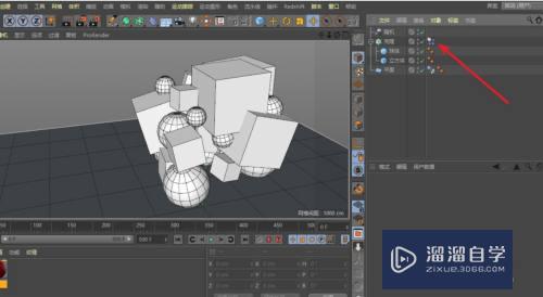 C4D克隆组添加随机后模型出现穿插