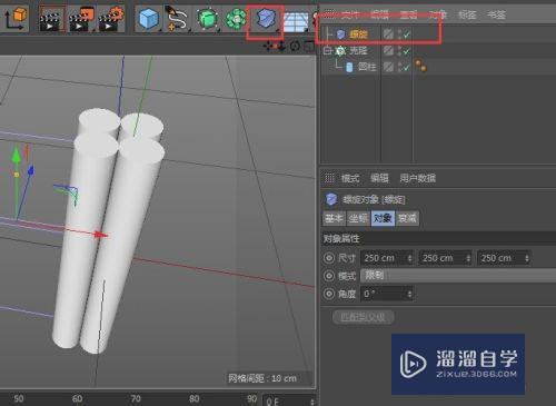 C4D怎么用自带变形器制作绳子(c4d变形器变形怎么用)