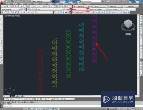 CAD怎么用螺旋工具(cad怎么用螺旋工具画圆)