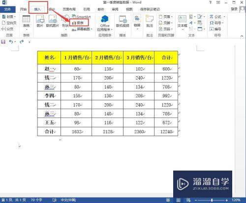 Word文档怎么创建饼状图(word文档怎么创建饼状图表)