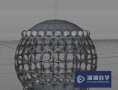 C4D怎么制作镂空材质的球体(c4d怎么做镂空的球体)