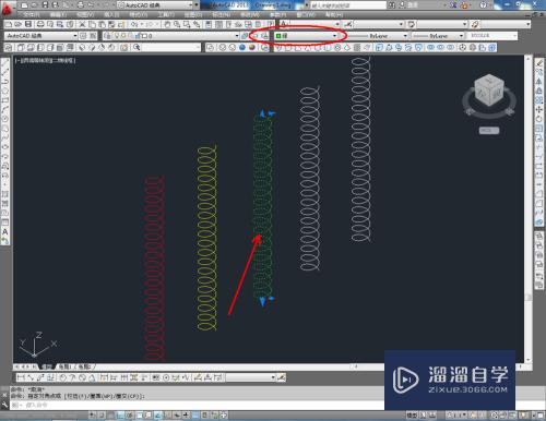 CAD怎么用螺旋工具(cad怎么用螺旋工具画圆)
