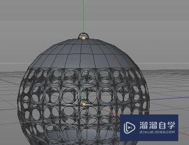 C4D怎么制作镂空材质的球体(c4d怎么做镂空的球体)