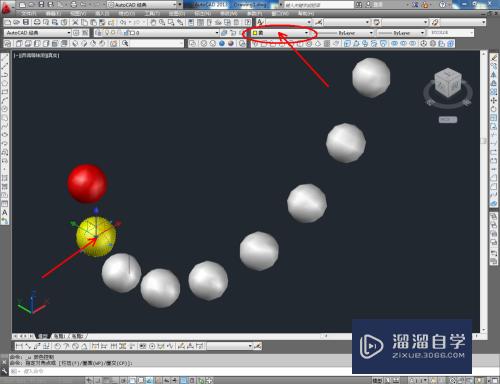 CAD如何使用三维环形阵列(cad如何使用三维环形阵列图形)