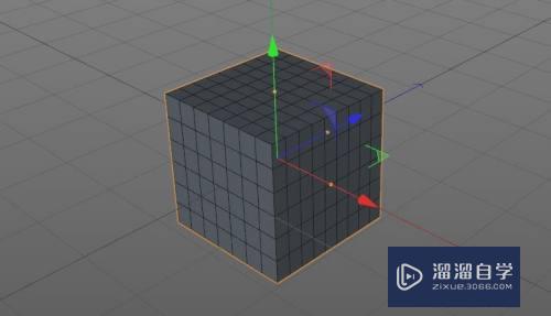 C4D中怎样给模型增加分段？