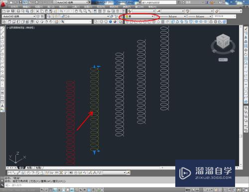 CAD怎么用螺旋工具(cad怎么用螺旋工具画圆)