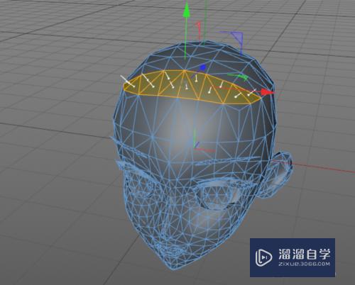 C4D怎么用毛发工具制作简单的刘海(c4d如何做毛发)