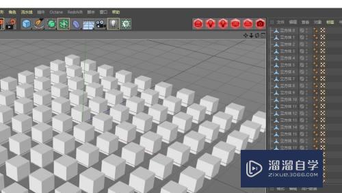 C4D怎么给多个模型批量制作子级(c4d多个模型怎么合成一个)