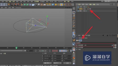 C4D约束在曲线上的摄像机如何一直对着模型