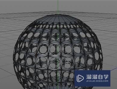 C4D怎么制作镂空材质的球体(c4d怎么做镂空的球体)