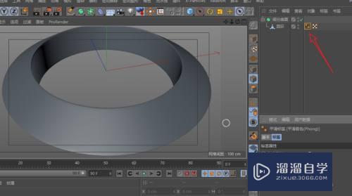 C4D r19中模型添加细分曲面后表面不光滑