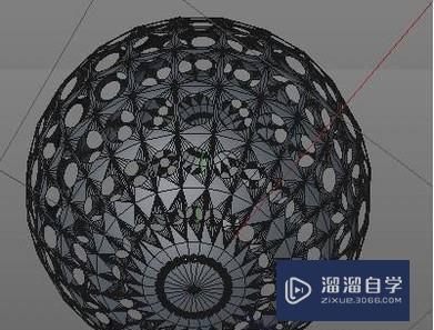 C4D怎么制作镂空材质的球体(c4d怎么做镂空的球体)