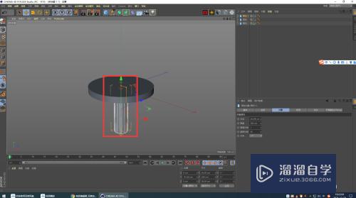 C4D如何用圆柱制作卡通桌子(c4d圆柱怎么做)