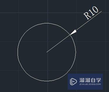 CAD图形半径如何标注