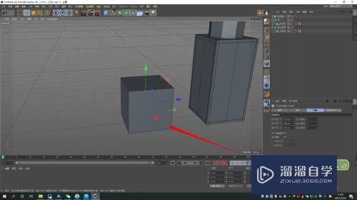 C4D如何在立方体上制作圆形？