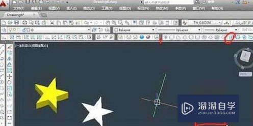 AutoCAD2018画粗实线操作