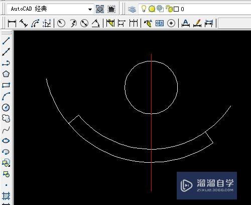 CAD怎么绘制出圆的部分用于标注(cad怎么画圆形标注)