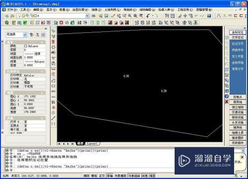 AutoCAD，Cass中标注闭合宗地实际亩数