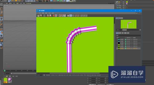 C4D怎么建立吸管模型(c4d如何做吸管)