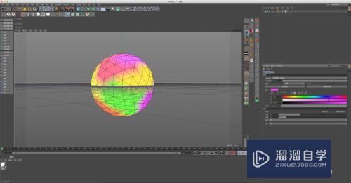 C4D怎么用顶点贴图给模型涂上不同颜色(c4d绘制顶点贴图)