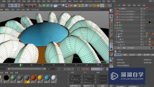 C4D中模型显示缺失