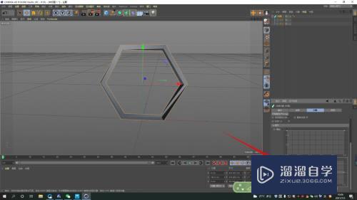 C4D如何使用扫描制作扭转边框的模型？