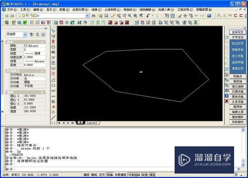 CAD的Cass标注闭合宗地怎么算实际亩数(cass中闭合)