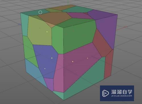 C4D如何隐藏部分破碎的模型？