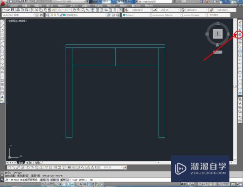 CAD怎样制作双抽写字台平面图(cad怎样制作双抽写字台平面图纸)