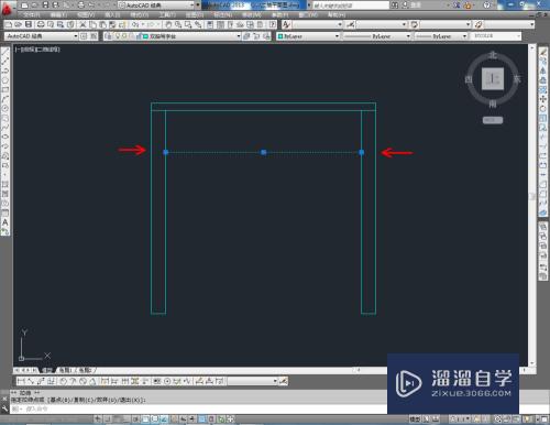 CAD怎样制作双抽写字台平面图(cad怎样制作双抽写字台平面图纸)