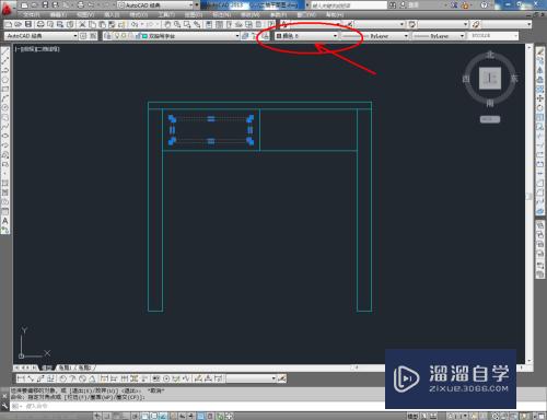 CAD怎样制作双抽写字台平面图(cad怎样制作双抽写字台平面图纸)