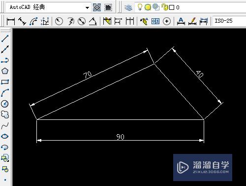 CAD如何绘制只知边长的三角形(cad如何绘制只知边长的三角形图形)