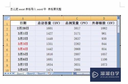 Excel表格怎么完整导入Word(excel表格怎么导入word文档)