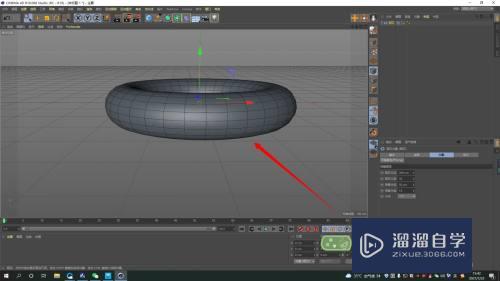 C4D圆环模型怎么裁剪为一半(c4d圆环怎么切割成半圆)