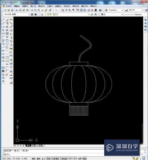 用CAD如何画一个灯笼(用cad如何画一个灯笼教程)