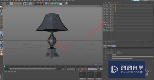 C4D如何制作台灯模型(c4d台灯怎么做)